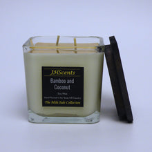 Load image into Gallery viewer, MJ 2-Wick Square - Bamboo & Coconut