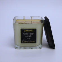 Load image into Gallery viewer, MJ 2-Wick Square - Cactus Flower & Jade