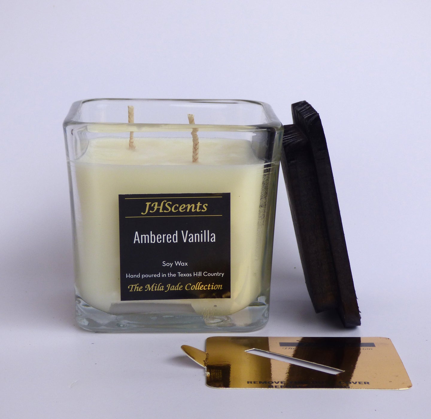 MJ 2-Wick Square - Ambered Vanilla
