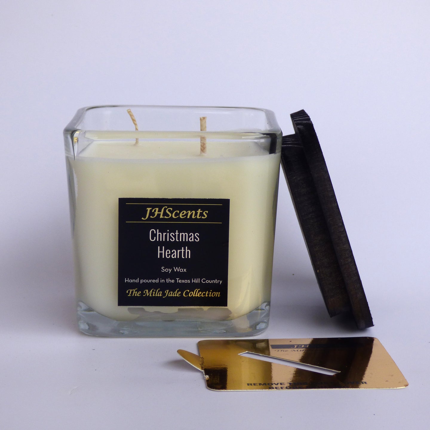MJ 2-Wick Square - Christmas Hearth